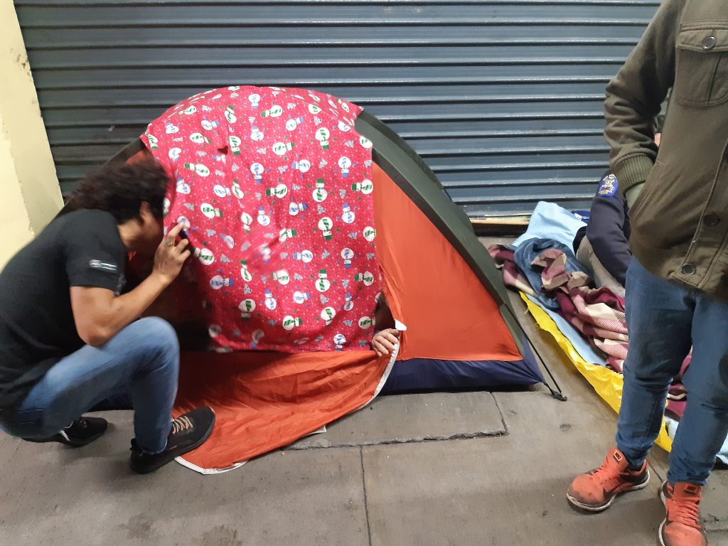 Une visite aux jeunes de la rue à guatemala Ciudad.