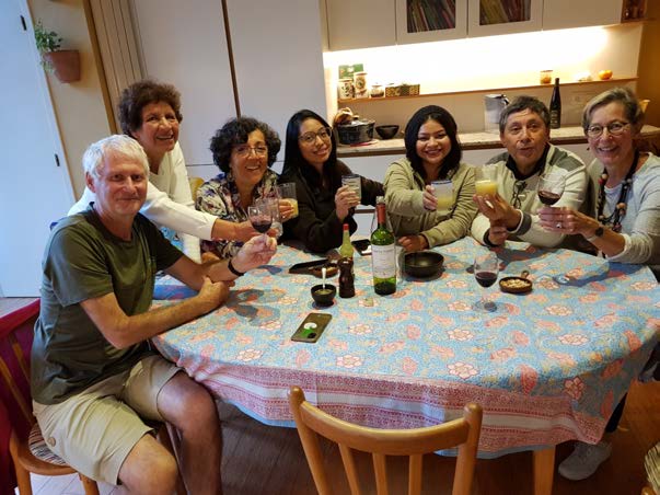 dans la maison de Rosa Maria Rodriguez et Jean Matton