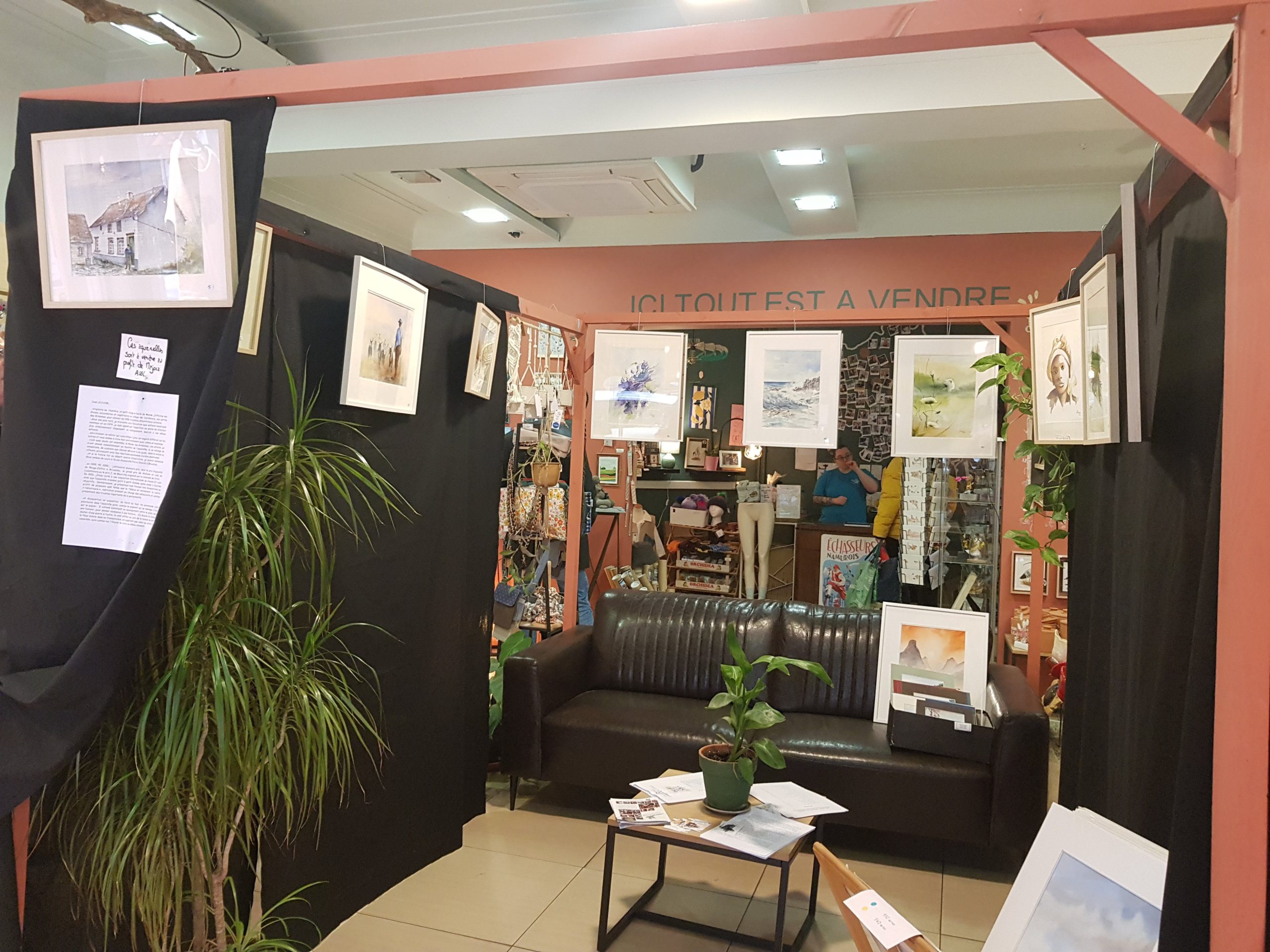 José Lecuyer expose ses aquarelles au profit du Mojoca